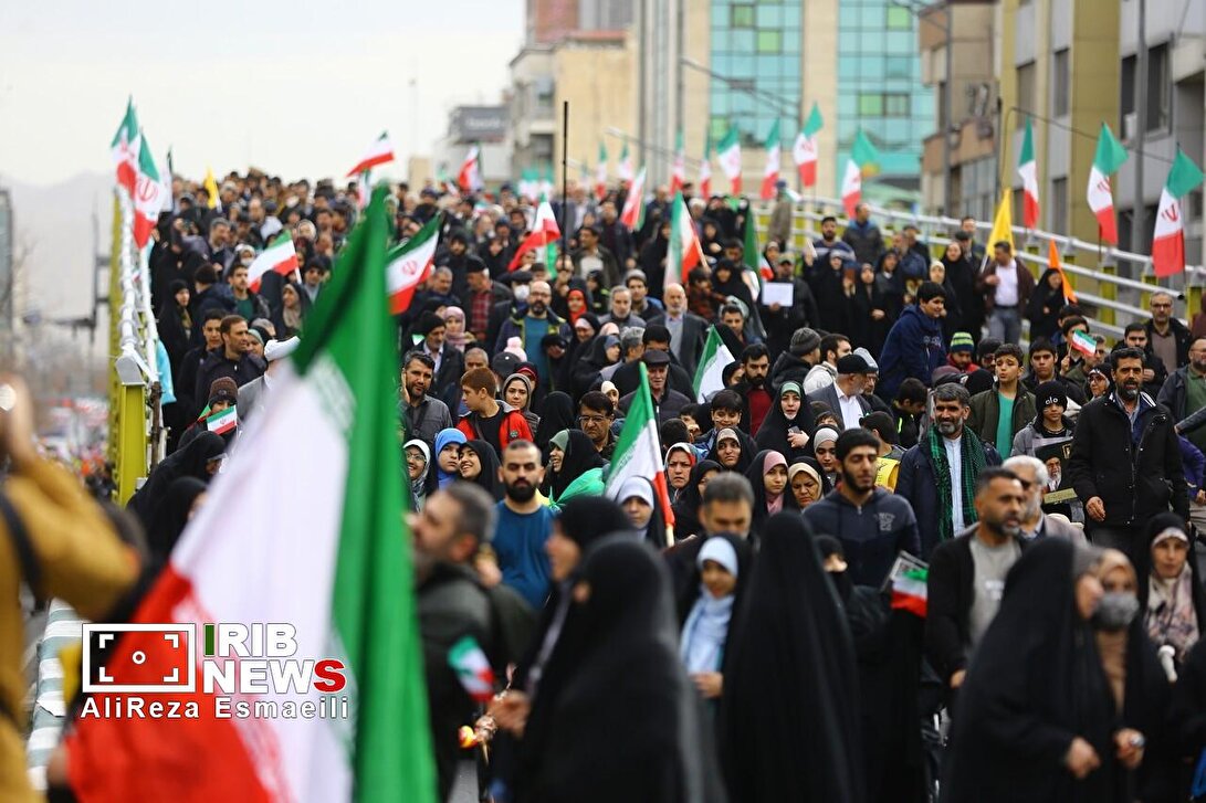 راهپیمایی ۲۲ بهمن ۱۴۰۴ در تهران (۲)