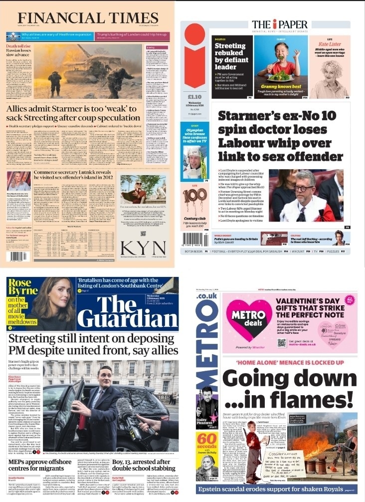 مهم‌ترین عناوین روزنامه‌های جهان ۲۲ بهمن ۱۴۰۴