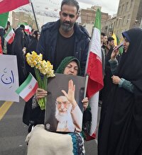 جلوه‌هایی از حضور مردم مشهد در جشن ۴۷ سالگی انقلاب