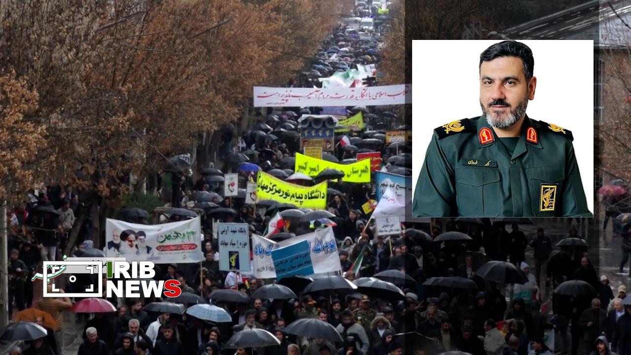 قدردانی فرمانده قرارگاه امام سجاد (ع) و سپاه مهاباد ازحضور حماسی مردم