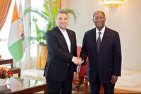 تقدیم استوارنامه سفیر ایران به رئیس جمهور ساحل عاج