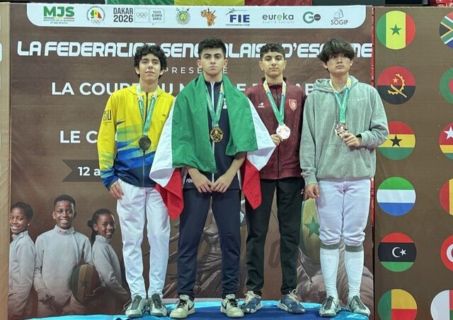 ­قهرمانی شمشیرباز نوجوان ایران در جام جهانی سنگال