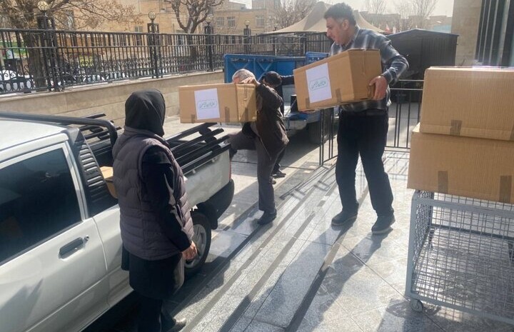 توزیع سبد کالا میان اعضای «کانون افراد دارای معلولیت» توزیع سبد کالا میان اعضای «کانون افراد دارای معلولیت»