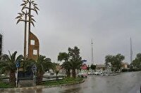 هوای آبادان و خرمشهر بارانی می شود