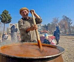 جشنواره سمنو پزان در بجنورد 