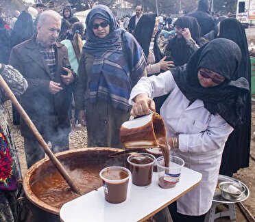 جشنواره سمنو پزان در بجنورد 