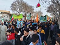 حضور حماسی مردم در راهپیمایی ۲۲ بهمن