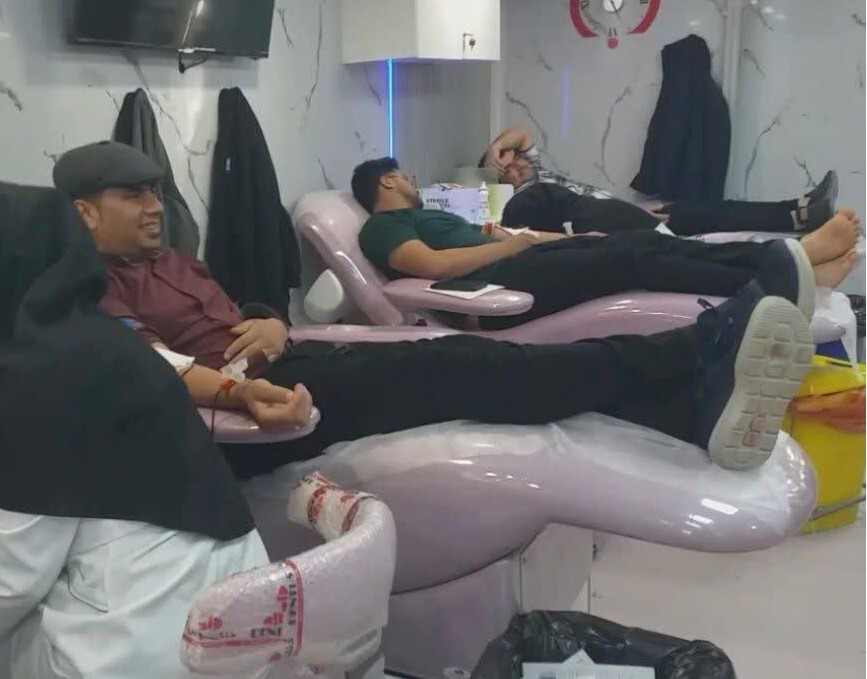 اهدای ۶۵ واحد خون در روستای گردکوه با مشارکت اهالی