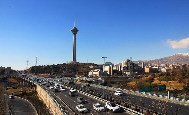 هوای تهران در وضعیت قابل قبول