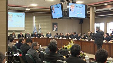 تجلیل ازدکتر رسول خدابخش دانشمند هسته‌ای کشور در اردبیل