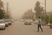 حمله شبانه ریزگرد‌ها به قلب آسمان ایلام