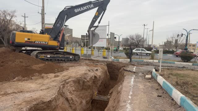 حفاری شرکت آب و فاضلاب؛ علت تاخیر در بازگشایی بلوار جوان