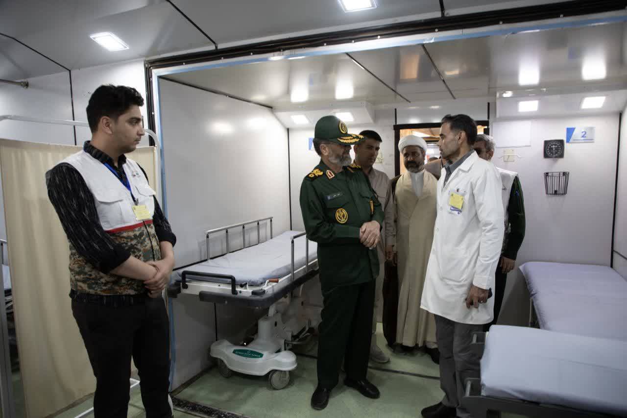 *** افتتاح هفتاد و یکمین بیمارستان سیار نیروی زمینی سپاه در زاهدان