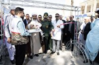 افتتاح هفتاد و یکمین بیمارستان سیار نیروی زمینی سپاه در زاهدان