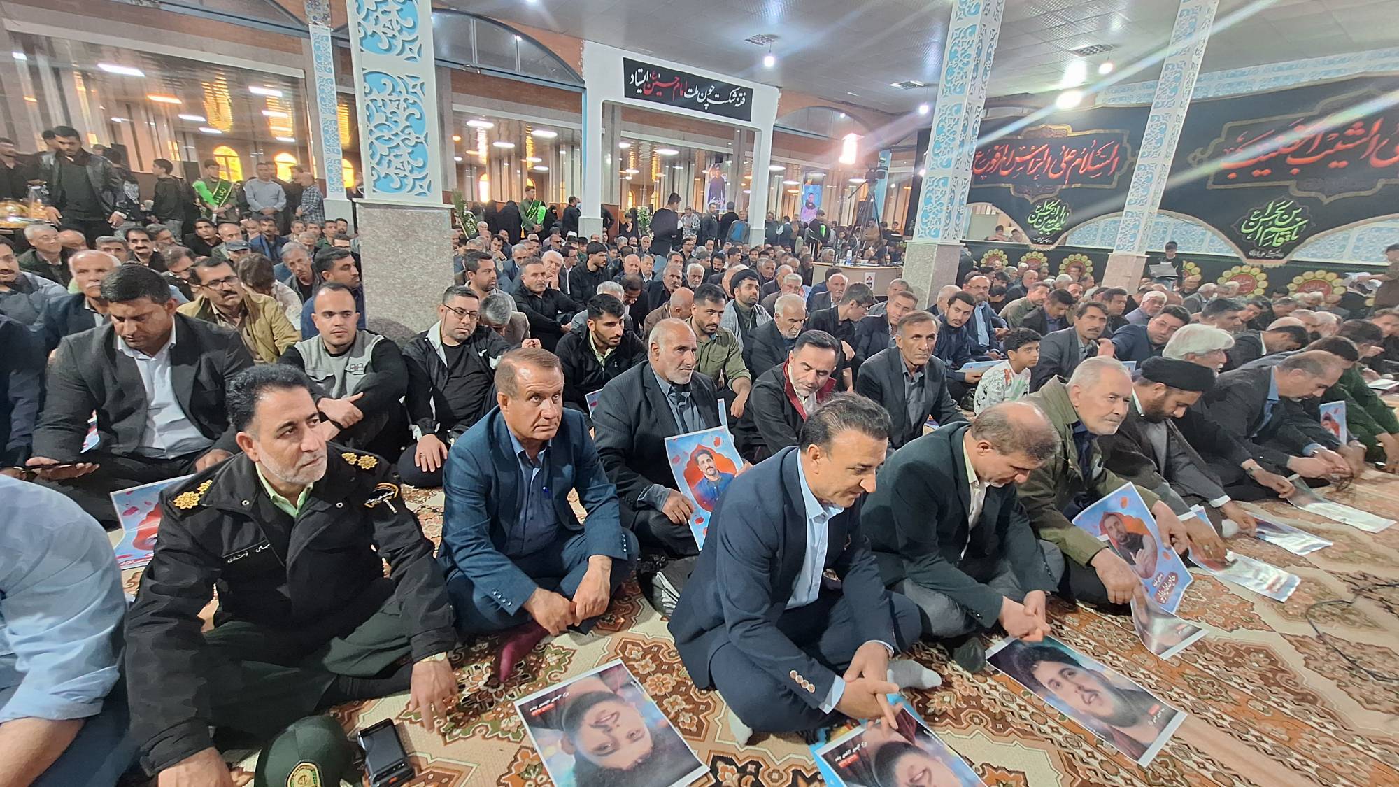 بزرگداشت چهلمین روز شهدای امنیت در دوگنبدان