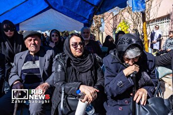 مراسم تشییع پیکر زنده یاد عنایت الله بخشی