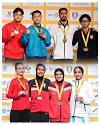 دو نشان برنز لیگ جهانی کاراته‌ بر گردن نمایندگان اصفهان