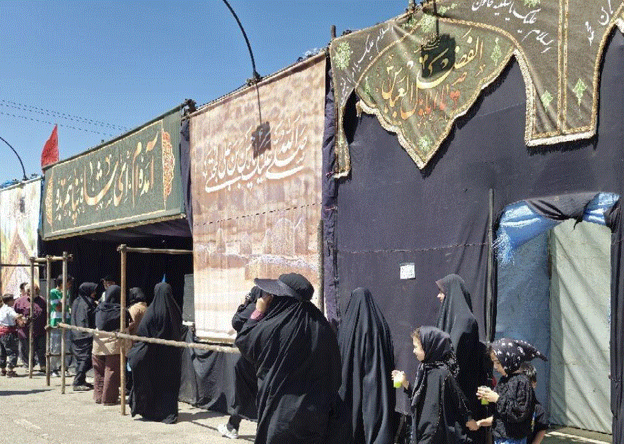 افتتاح موکب خادمان امام رضا (ع) در پارک ملت سلماس