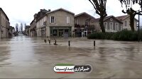 بی خانمانی هزاران فرانسوی بر اثر وقوع سیل