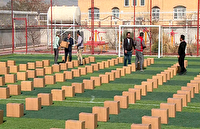 آغاز پویش ایران همدل، اطعام مهدوی در استان قزوین 