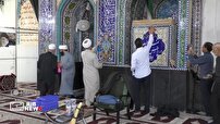 آمادگی و غبارروبی مساجد رومشکان
