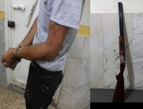 دستبند قانون بر دستان عامل ۴۱ ساله تیراندازی در لنگرود دستبند قانون بر دستان عامل ۴۱ ساله تیراندازی در لنگرود