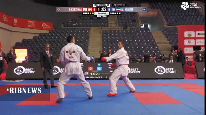 حذف کاراتهکای قمی از دور رقابتهای لیگ جهانی حذف کاراتهکای قمی از دور رقابتهای لیگ جهانی