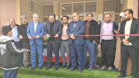 افتتاح زمین چمن مصنوعی در مدرسه روستای پستکان شهرستان جعفرآباد قم