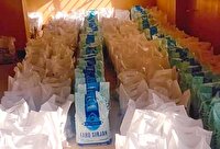 توزیع ۱۵۰ بسته معیشتی بین نیازمندان حاجی آباد