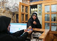 تسهیل در اهدای نذورات بانوان در حرم مطهر رضوی