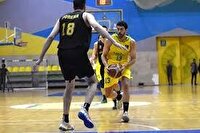 برتری بسکتبال پالایش نفت آبادان مقابل مهگل البرز