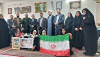 دیدار مسئولان بردسکن با خانواده ۵ شهید و جانباز