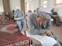 برگزاری آزمون تعیین سطح طلاب اهل سنت استان در مهاباد