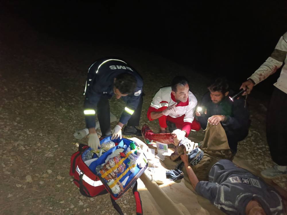 نجات کوهنورد مصدوم در کبیرکوه بدره