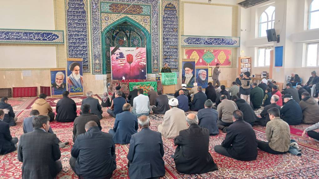 مراسم چهلم شهدای مدافع امنیت در فریدونشهر