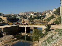 پایان عملیات ساخت پل منطقه مال جونکی مسجدسلیمان