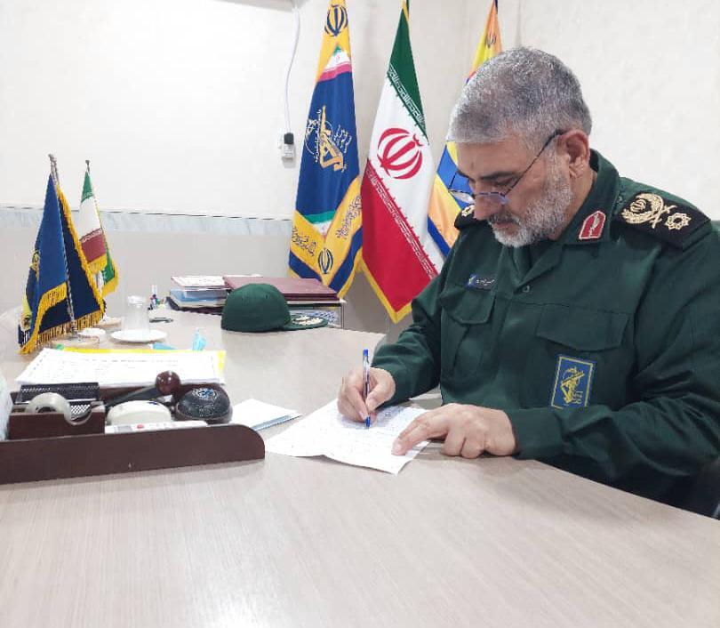 تسلیت فرمانده سپاه حضرت ولیعصر (عج) خوزستان در پی درگذشت مداح اهوازی