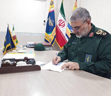 تسلیت فرمانده سپاه حضرت ولیعصر (عج) خوزستان در پی درگذشت مداح اهوازی
