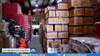 برپایی غرفه های توزیع کالا‌های اساسی و میوه شب عید در خوزستان