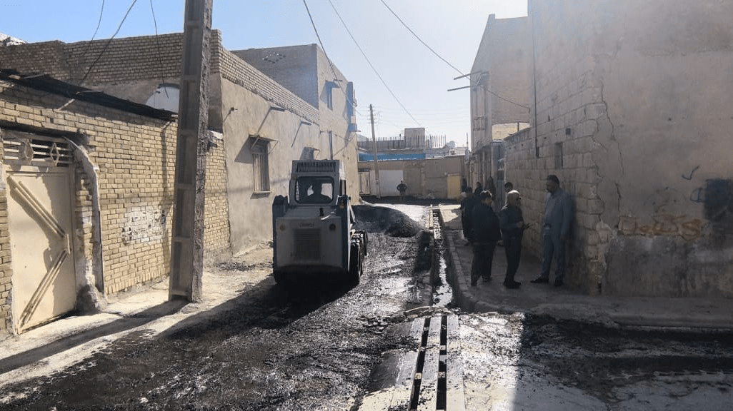 آسفالت ۲۸۰ هزار متر مربع آسفالت در گچساران