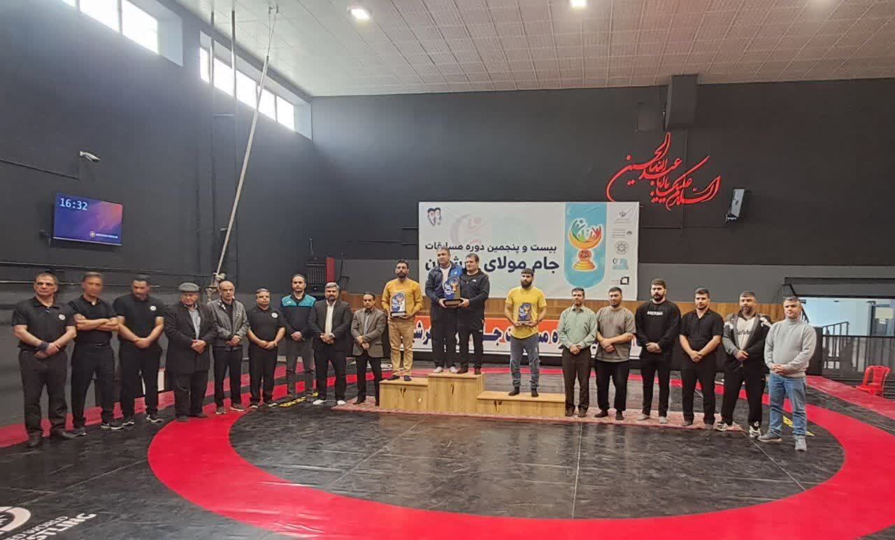 اصفهان قهرمان مسابقات کشتی آزاد نونهالان جام مولای عرشیان