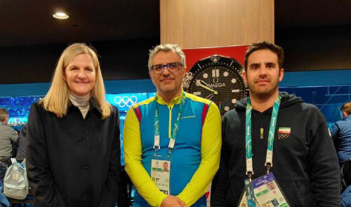 دیدار ساوه شمشکی با رئیس کمیته بین‌المللی المپیک