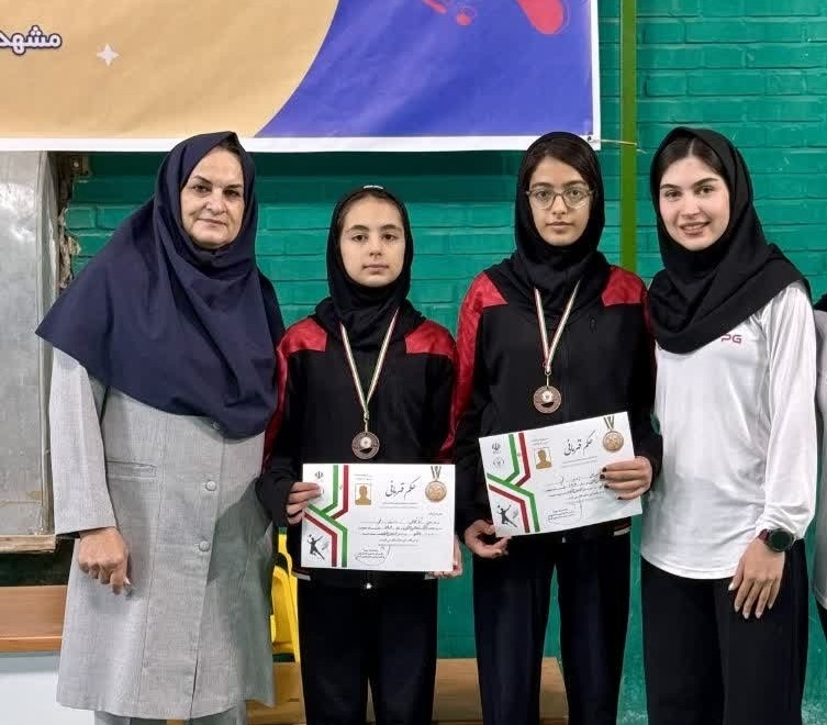 مدال برنز ره آورد دختران قمی در رنکینگ کشوری بدمینتون مدال برنز ره آورد دختران قمی در رنکینگ کشوری بدمینتون