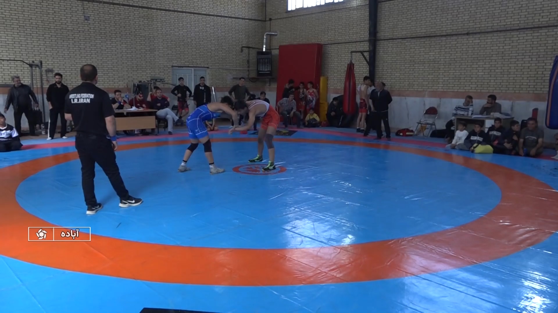 برگزاری مسابقات کشتی آزاد چهار جانبه در آباده