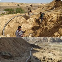 رفع افت فشار آب ۳۰۰ خانوار روستایی بهبهان با اصلاح خط انتقال