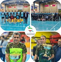 پایان رقابت‌های والیبال دستگاه‌های اجرایی استان