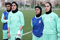آخرین تمرین تیم ملی فوتبال بانوان پیش از اعزام به استرالیا