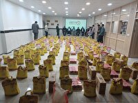 توزیع ۳۶۰ بسته کمک مومنانه در هویزه