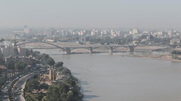 آلودگی هوای ۱۳ شهر خوزستان