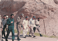 تصاویر دیده‌نشده از سرتیپ ناصر محمدی‌فر در جمع نیرو‌های تفحص